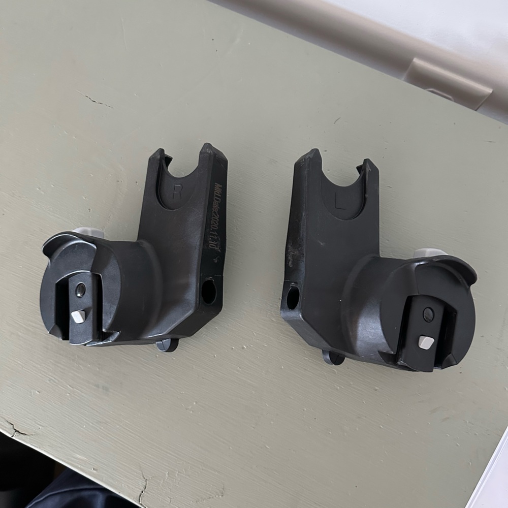 Black Stroller Adapters - For Maxi Cosi Infant Seat